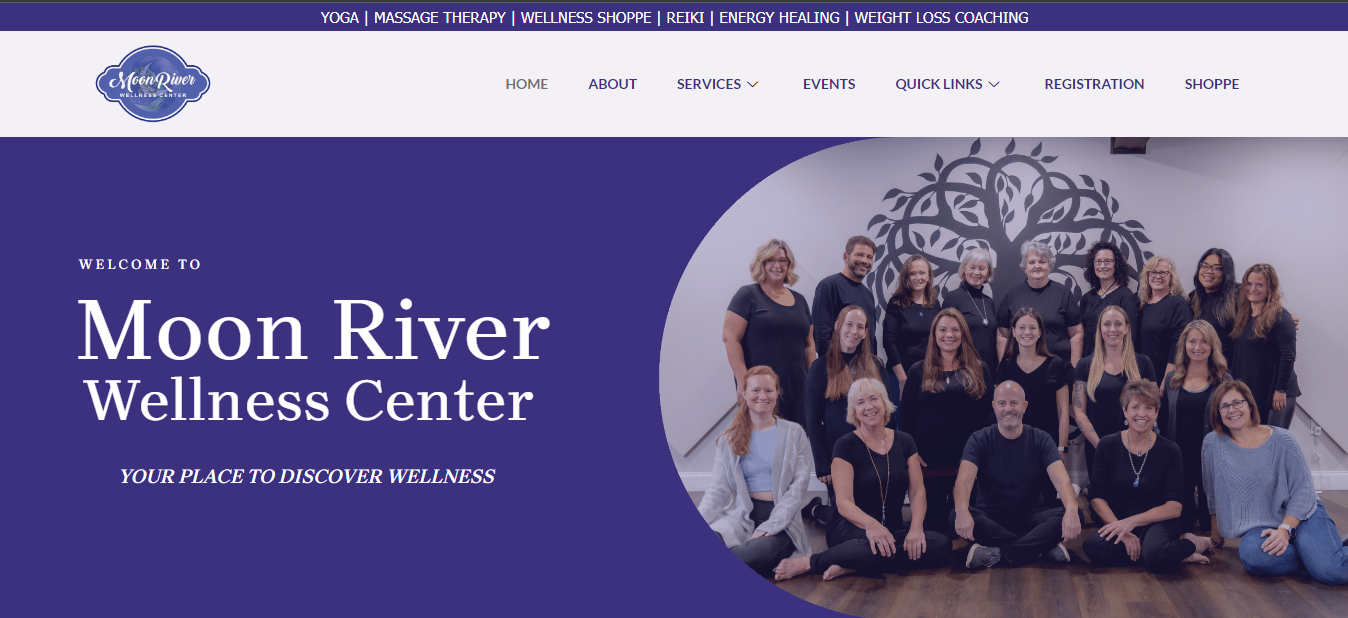 Moon River Wellness Center Website