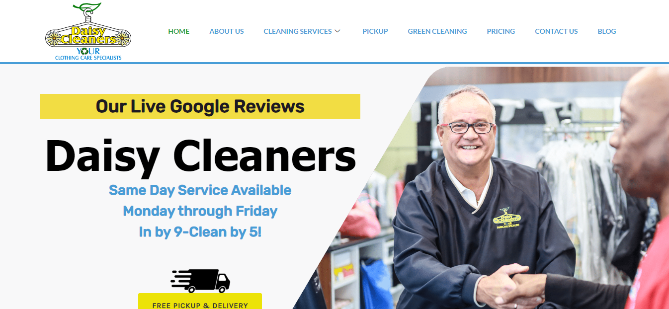 Daisy Cleaners Website